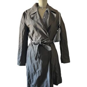 Banana Republic Charcoal Grey Trench Coat in size XS